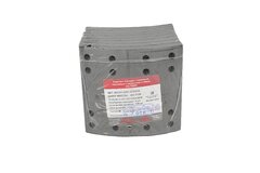 Комплект тормозных накладок RABA, дет. 865.01-3341-013/014 сверленых 8 штук с заклепками